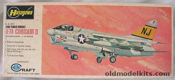 Hasegawa 1/72 Ling-Temco Vought A-7A Corsair II, JS017-200 plastic model kit